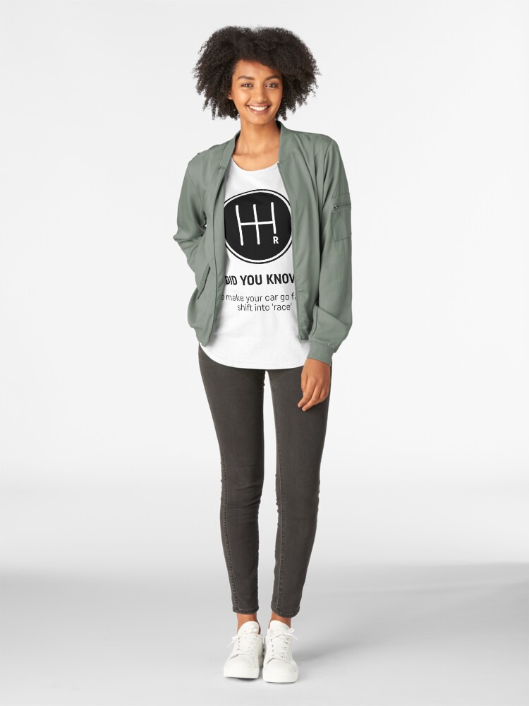 Alternate view of Did you know reverse design Premium Scoop T-Shirt