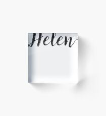 Helen - Name Stickers Tees Birthday Acrylic Block