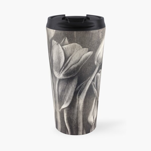 Gray Day in Tulip Land Travel Mug