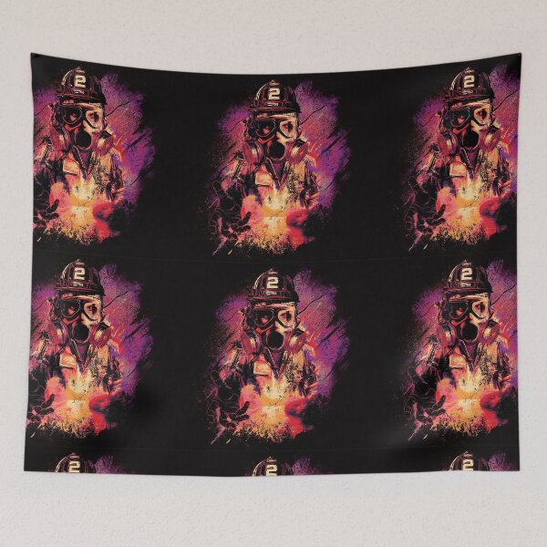 Item preview, Firefighter in flames designed and sold by Angelica Maria  Franco Cano.