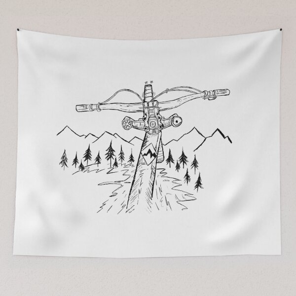 Item preview, MTB Mountain Love designed and sold by Stickerea Shop.