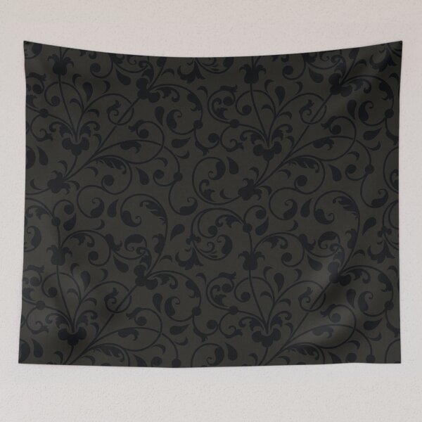 Item preview, Darkness floral pattern designed and sold by Philipe3d.