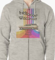 Hello Wisconsin Zipped Hoodie