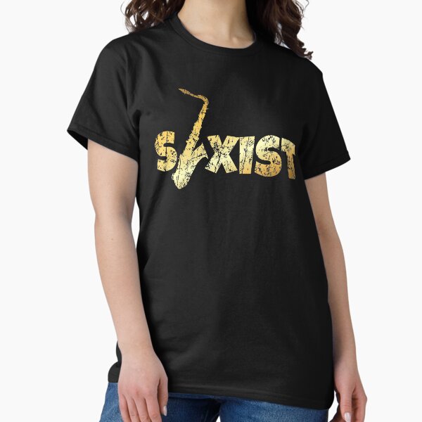Vista previa del artículo con la obra «Saxofón tenor Saxist (oro antiguo)», diseñado y vendido por theshirtshops.