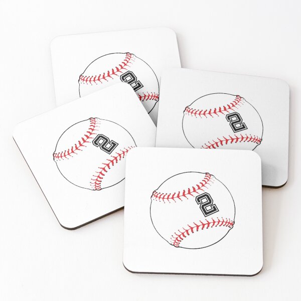 Item preview, Baseball Player Jersey No 2 Back Number #2 Ball Sport Sticker Gift designed and sold by theshirtinator.