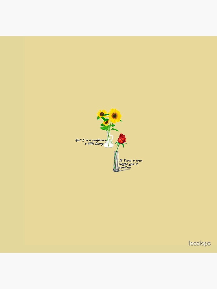 "sunflower song" Poster for Sale by lessiops Redbubble
