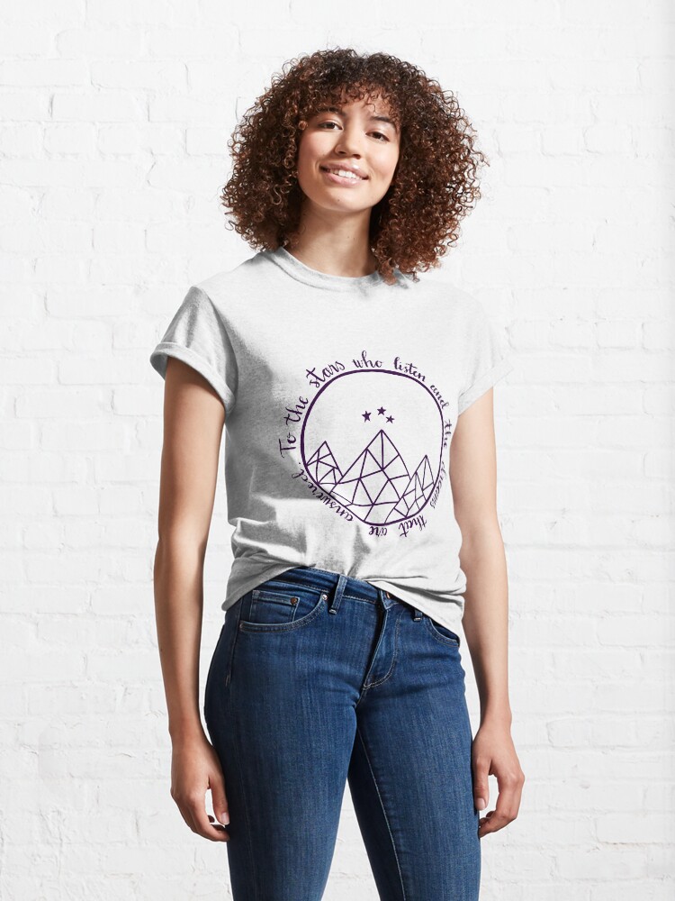 Alternate view of ACOTAR - to the stars who listen Classic T-Shirt