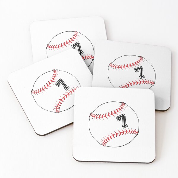 Item preview, Baseball Player Jersey No 7 Back Number #7 Ball Sport Sticker Gift designed and sold by theshirtinator.