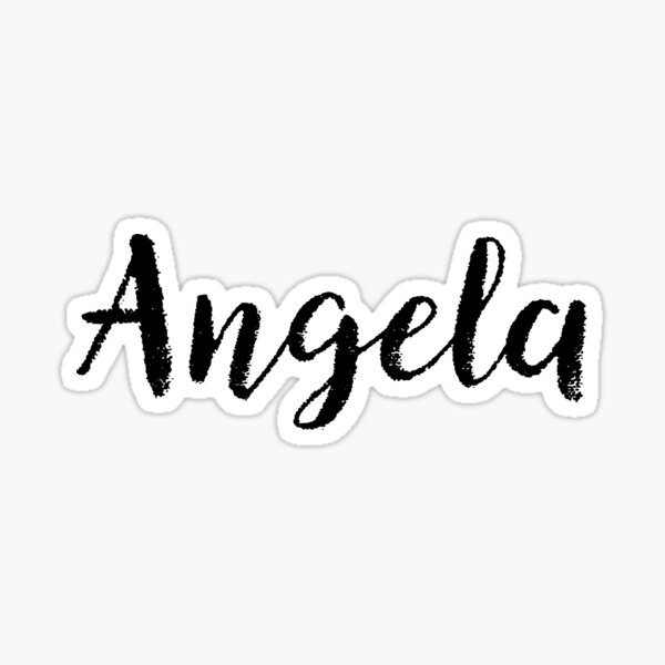 Angela - Name Stickers Tees Birthday Sticker