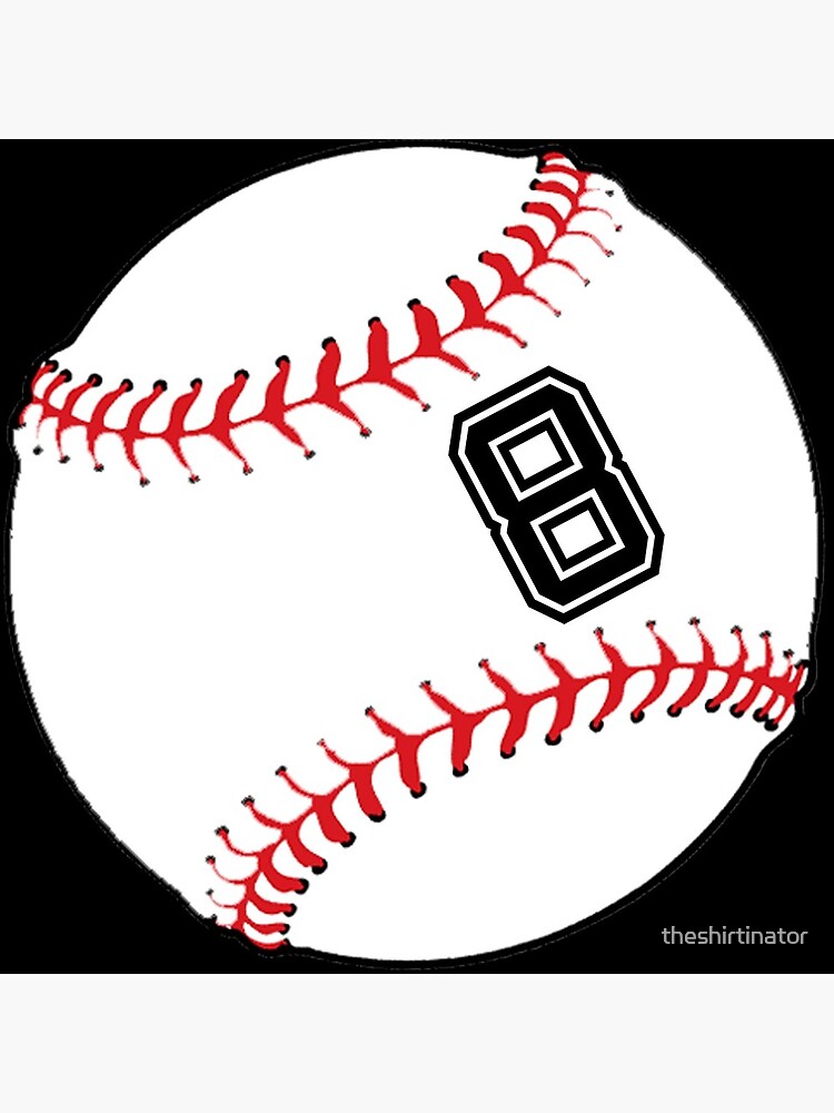 Baseball Player Jersey No 1 Back Number #1 Ball Sport Sticker Gift  Sticker for Sale by theshirtinator