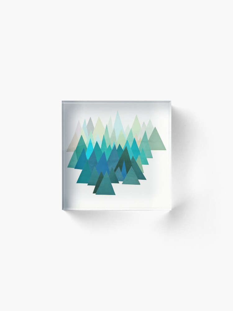 Alternate view of Cold Mountain Acrylic Block