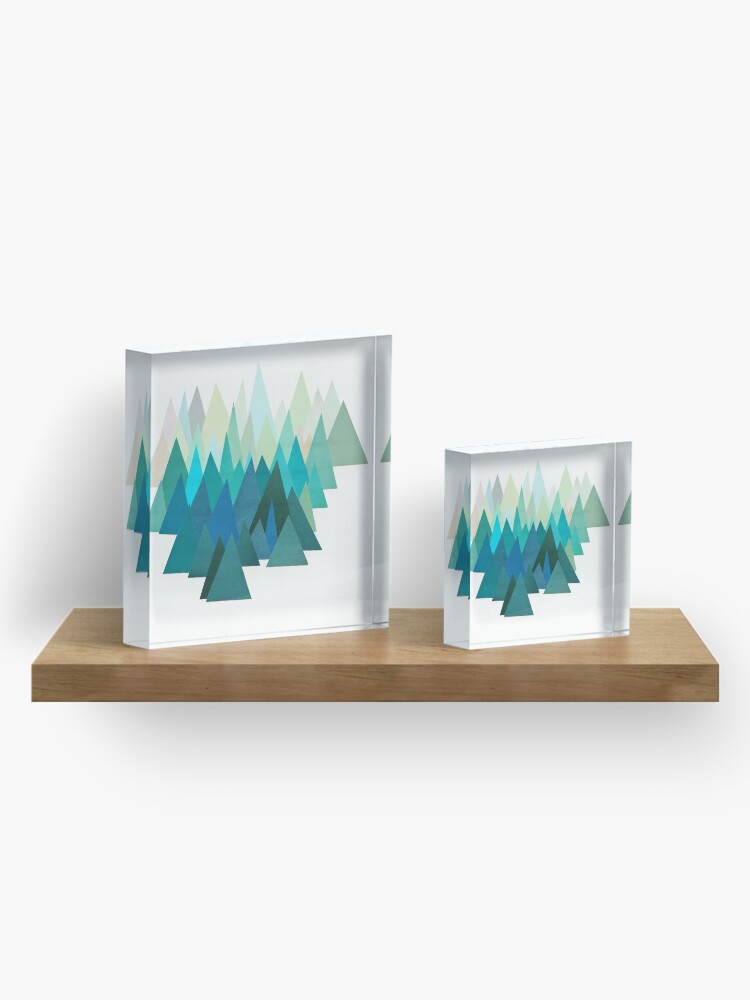Alternate view of Cold Mountain Acrylic Block