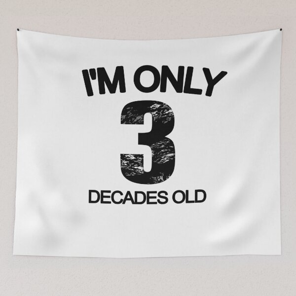 Item preview, Vintage Retro 30th Birthday 3 Decades designed and sold by Mmastert.