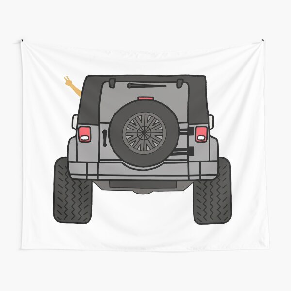 Download White Jeep Wave Svg