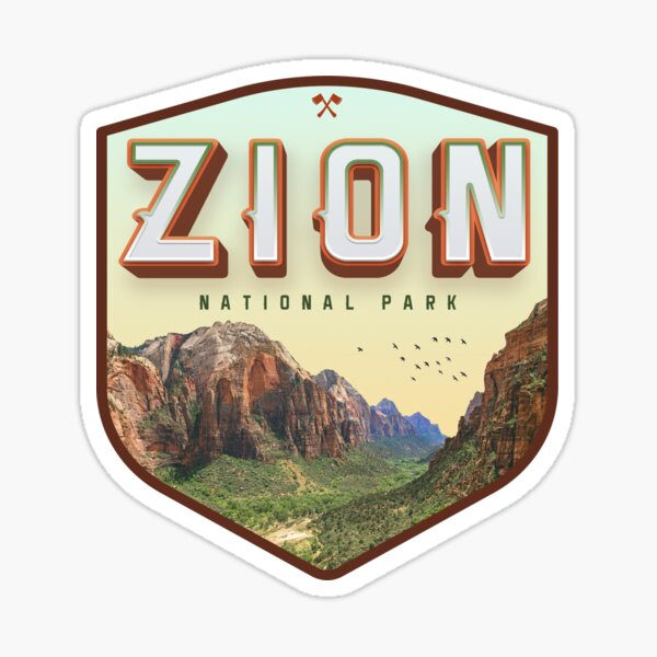 Zion National Park Sticker