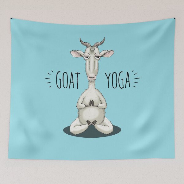 Item preview, GOAT YOGA - Meditating Goat designed and sold by jitterfly.