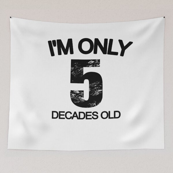 Item preview, Vintage Retro 50th Birthday 5 Decades designed and sold by Mmastert.