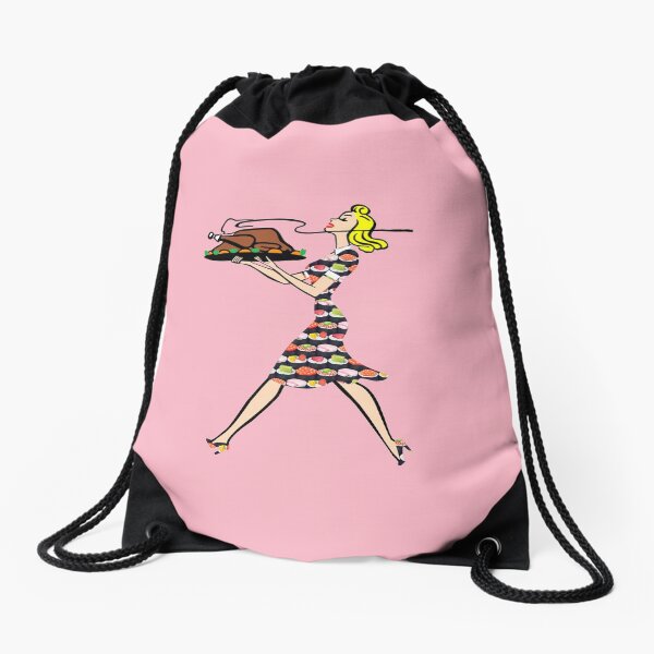 Item preview, thanksgiving 1950s blonde housewife designed and sold by Gossip Rag.