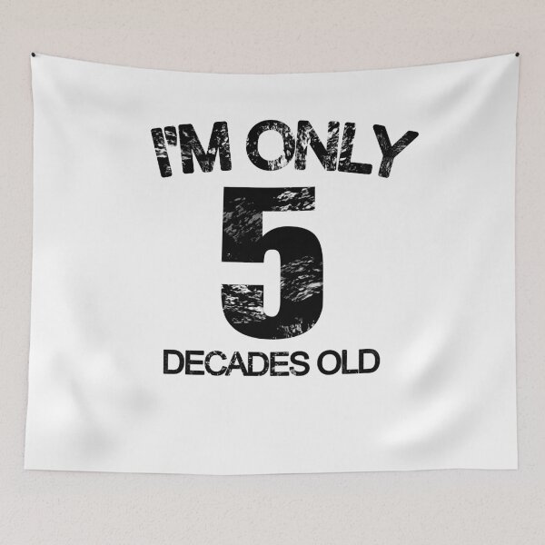 Item preview, Vintage Retro 50th Birthday 5 Decades designed and sold by Mmastert.
