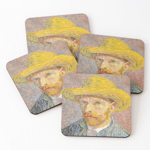 Item preview, Self-Portrait with a Straw Hat - Vincent Van Gogh designed and sold by maryedenoa.