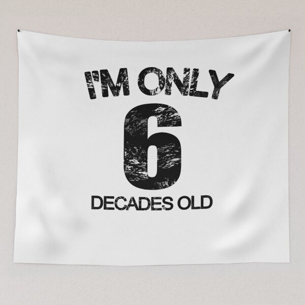 Item preview, Vintage Retro 60th Birthday 6 Decades designed and sold by Mmastert.