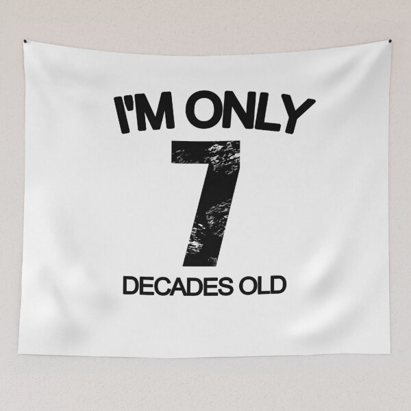 Item preview, Vintage Retro 70th Birthday 7 Decades designed and sold by Mmastert.