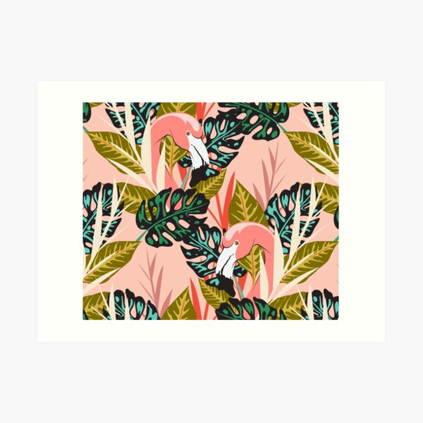 Flamingo - Pink Art Print