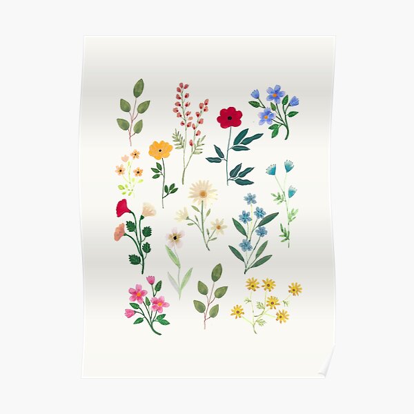 Spring Botanicals Poster