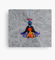 Psychedelische Meditation Metallbild