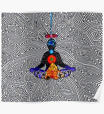 Psychedelic meditiation Poster
