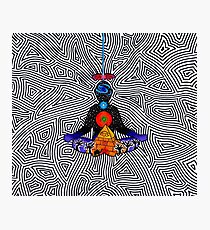 Psychedelic meditiation Photographic Print