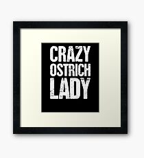 Ostrich Breeder - Gift For Ostrich Farmers Framed Print