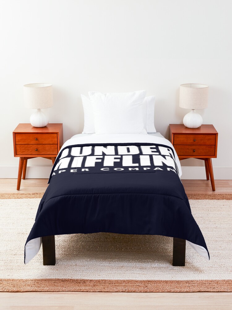 Alternate view of The Dunder Office Mifflin Inc. Design, T-Shirt, tshirt, tee, jersey, poster, Original Funny Gift Idea, Dwight Best Quote From Comforter