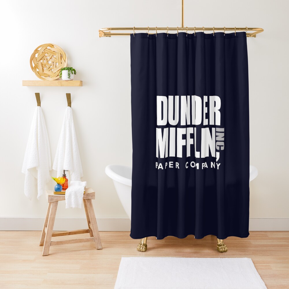 The Dunder Office Mifflin Inc. Design, T-Shirt, tshirt, tee, jersey, poster, Original Funny Gift Idea, Dwight Best Quote From Shower Curtain