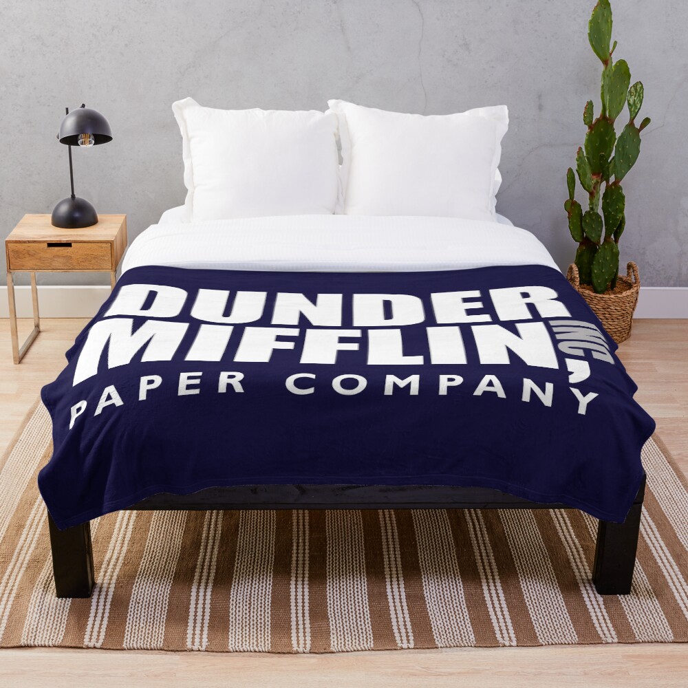 The Dunder Office Mifflin Inc. Design, T-Shirt, tshirt, tee, jersey, poster, Original Funny Gift Idea, Dwight Best Quote From Throw Blanket