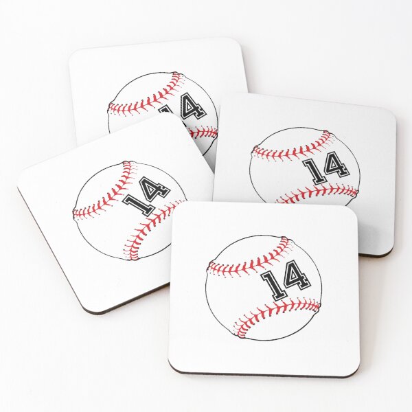 Item preview, Baseball Player Jersey No 14 Back Number #14 Ball Sport Sticker Gift designed and sold by theshirtinator.