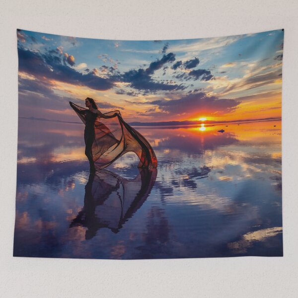 Item preview, Mary's Salty Sunset (with fabric) designed and sold by John Poppleton.