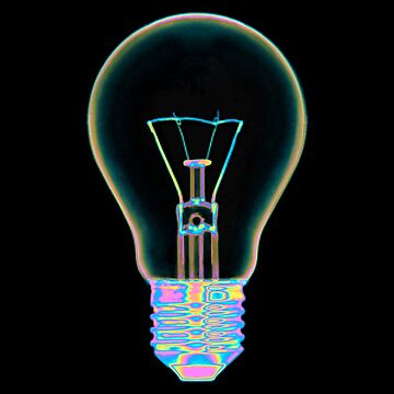 Artwork thumbnail, Holo Light Bulb by dinaaaaaah