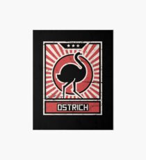 Ostrich Farmer - Gift For Ostrich Breeders Art Board