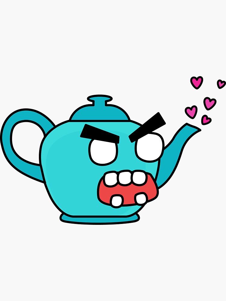 angry zombie teapot by shortstack