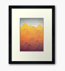 Pyramids Framed Print