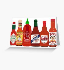 Hot Sauce Greeting Card