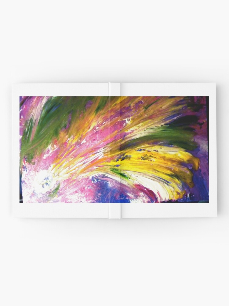 Alternate view of "Soul Descends, Soul Ascends" - Whole Painting Hardcover Journal