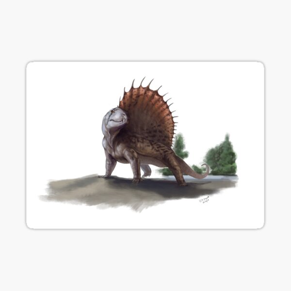 Dimetrodon - The Grandis Reptile Sticker