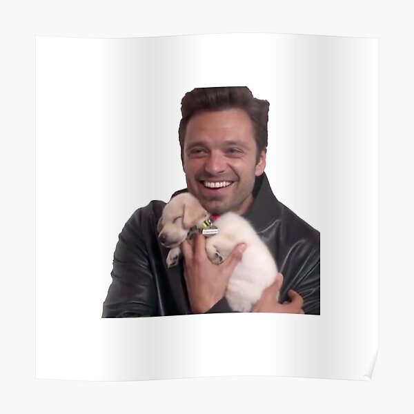 Sebastian + Puppy Poster
