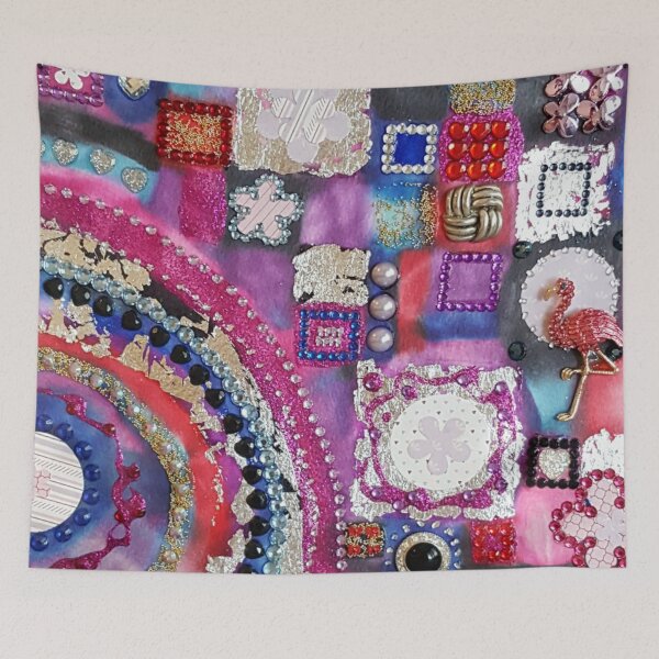 Item preview, Crazy Flamingo designed and sold by sharonperryart.