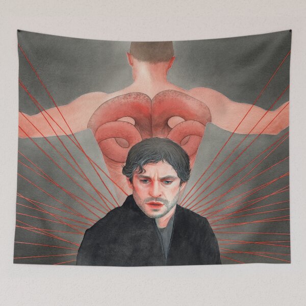 Item preview, The Great Red Dragon / Hannibal S3E08 / Hannigram Watercolor designed and sold by Lin Artist.