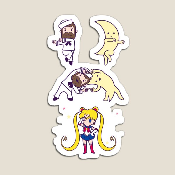 Sailor + Moon Magnet