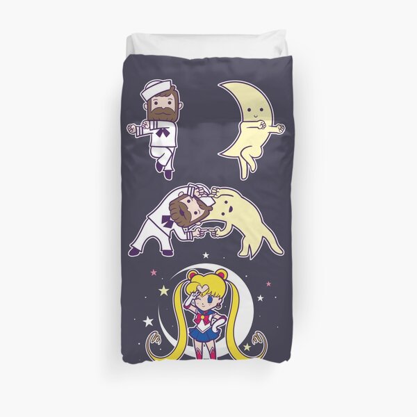 Sailor + Moon Duvet Cover