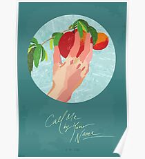 Póster Llámame por tu nombre Dibujo - Melocotón